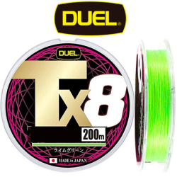 Duel PE Tx8 200м Lime Green