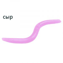 Силиконовая приманка Trout Zone Wake Worm-2 3.2" Сыр цв. сиреневый