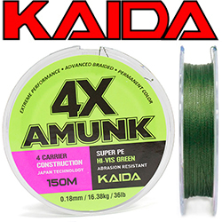 Kaida Amunk Super PE 4x Green 150м