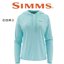 Simms Women's Solarflex Hoody, Sea Breeze