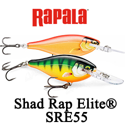 Rapala Shad Rap Elite 55 (SRE55)