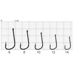 Крючки Cobra ALLROUND сер. CA125 разм. 010 10шт.