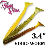 Crazy Fish Vibro Worm 3,4"