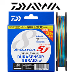 Daiwa UVF Saltiga SJ Dura Sensor 8Braid +Si² [10m x 5colors] 1200m