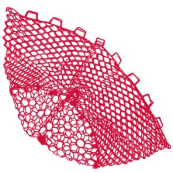 Силиконовая сетка для подсака TSR SLNT Red