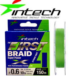 Intech First Braid X4 Зелёный 150m