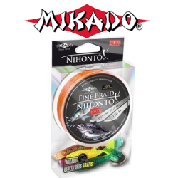 Mikado Nihonto Fine Braid Orange 150м (+силиконовые приманки)