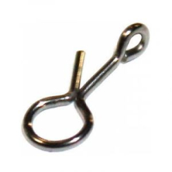 Застежка для мушек Flyhook snap №L 3,5kg T-0,55mm L-9,4mm (6шт.) Kosadaka 1077-L