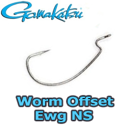 Gamakatsu Worm Offset Ewg NS