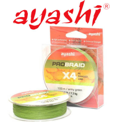 Ayashi Pro Braid-X4 Army Green 100m