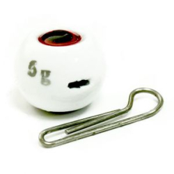 Мормыш Груз крашеный разборная чебурашка "ШАР" 5 гр., цвет 05-белый GCR(B)C-05-05 10 шт