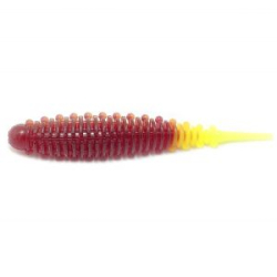 Силиконовая приманка Boroda Baits Mexer 110 mm ГРАНАТ/ЛИМОН (Garnet/Lemon)-241