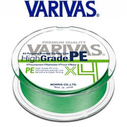 Varivas High Grade PE x4 150m Flash Green