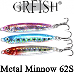 GRFish Metal Minnow 62S