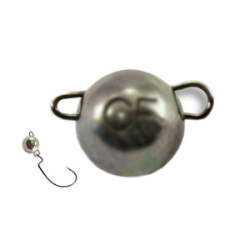 Вольфрамовая шарнирная головка Crazy Fish 5г цвет серебро 