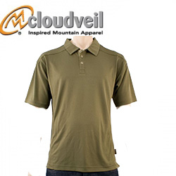 Cloudveil South Park SS Polo Evergreen