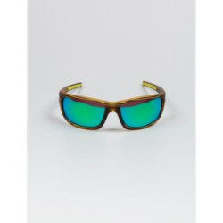 Очки поляризационные Extreme Fishing OBS-162, цвет оправы Матовый черно-зеленый полосатый, цвет линз Зеленый Revo