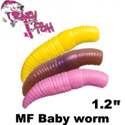 Crazy Fish MF Baby Worm 1.2"