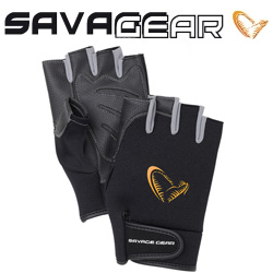 Savage Gear Neoprene Half Finger Black