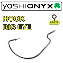 Yoshi Onyx Offset Hook Big Eye