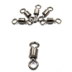 Вертлюг Namazu Rolling Swivel, латунь, цв. BN, р. 7, test-14 кг (уп.10 шт)