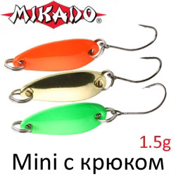 Mikado Mini с крюком (2,4см., 1,5гр.) 