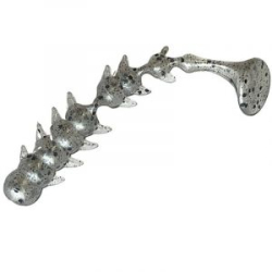 Силиконовые приманки Русская Фишка Сатана, Креветка 8 см (Цвет 23, Сталь)