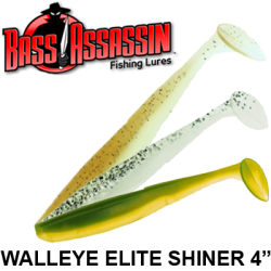 Bass Assassin Walleye Elite Shiner 4"