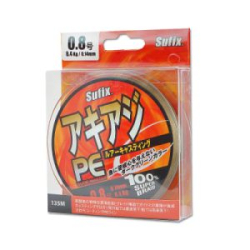 Шнур плетеный Sufix PE Glide Master Mid Green 135m - 0.27мм