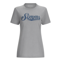 Футболка Simms Women's Crew Logo T-Shirt, Cinder Heather, S
