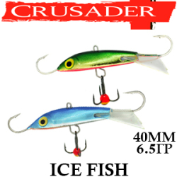 Crusader Ice Fish 40мм/6.5гр с тройником