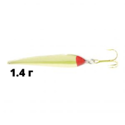 Блесна Куниловъ "Капля" 25мм 1,4гр. Бронза тройник золото
