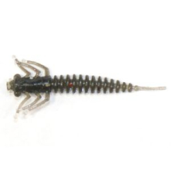 Силиконовая приманка Prizyor River Tiger 1.2" (30mm) цвет 007 Чёрный