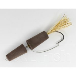 Приманка Мандула "Флажок" XXL Fish Модель 124 цв. Коричневый