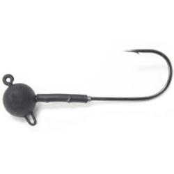 Призëр Джиг-головка на крючке BKK № 8.0 120* с дополнительной нижней петлей Черная 8,0г.