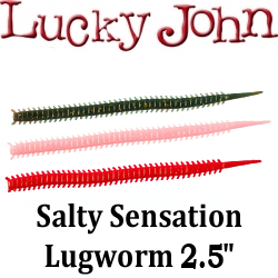 Lucky John Salty Sensation Lugworm 2.5"