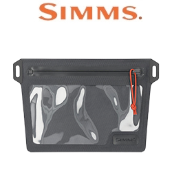 Simms Dry Creek Tech Pouch, Black