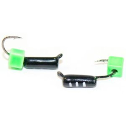 Мормышка Столбик №2 (бч)+ куб лат зеленый(0,63)