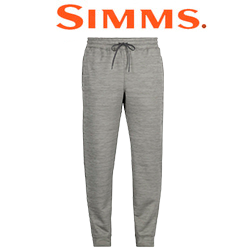 Simms Challenger Sweat Pants, Smoke Heather