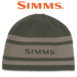 Simms Hayward Wool Beanie, Dark Olive