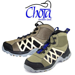 Chota HighTop Hybrid Rubber Sole Brown/Green