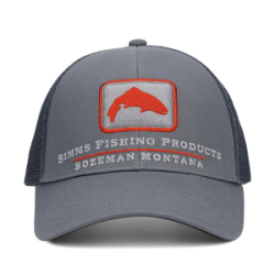 Кепка Simms Single Haul Small Fit Trucker, Gunmetal Trout