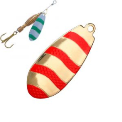 Блесна вращающаяся Mikado Drone №3 - золото/RB