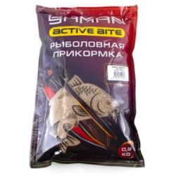 Прикормка Yaman Active Bite Карась (чеснок), цв. микс, 900 гр.