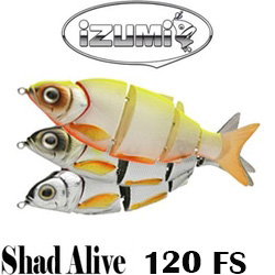 Izumi Shad Alive 120 Fast Sinking