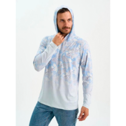 Футболка с длинным рукавом и капюшоном Extreme Fishing ADD-G701H UPF 50+ Winter Bloom р-р L