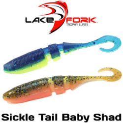 Lake Fork Sickle Tail Baby Shad                                      