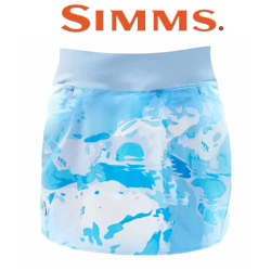 Simms Women's Guide Skort, Cloud Camo Blue