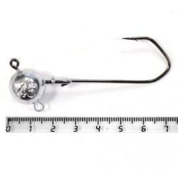 Призёр джиг-головка с ухом для поводка на крючке 6/0 2 шт. 45 гр.