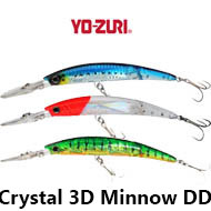 Yo-Zuri Crystal 3D Minnow DD Jointed F1155 